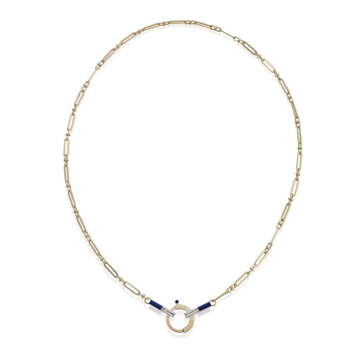 Baguette Chain No 14 - Sapphire