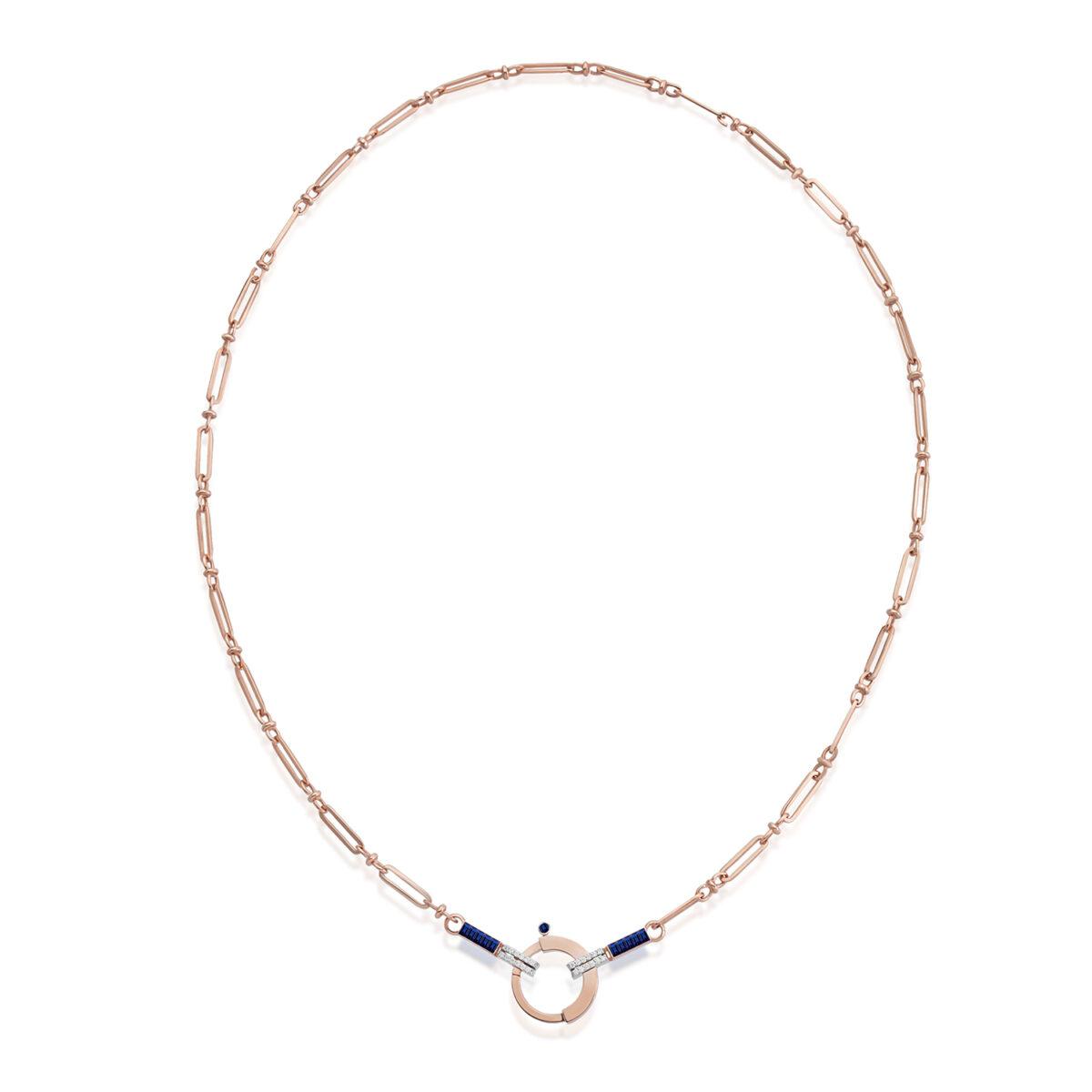 Baguette Chain No 14 - Sapphire